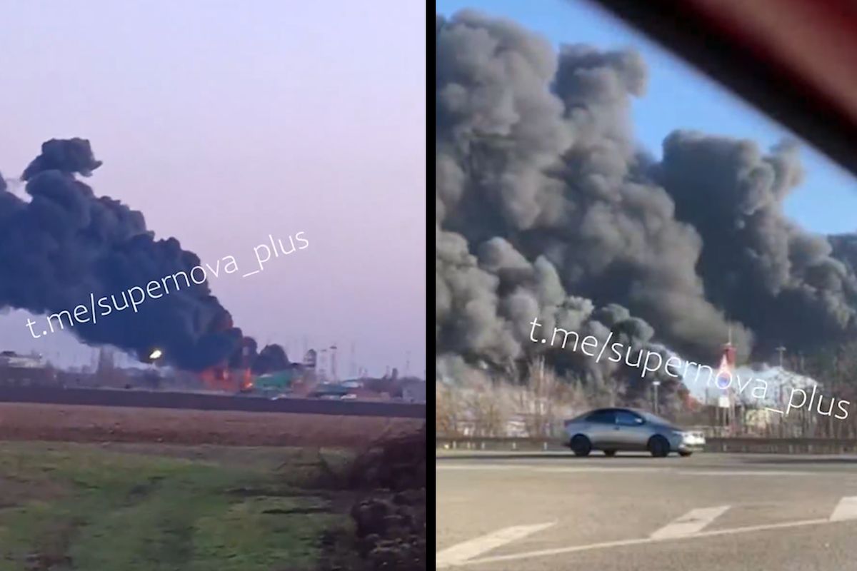 Ukrajina udeřila na jeden z největších ropných uzlů na jihu Ruska