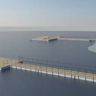 Tři nová mola u pláže Ostende