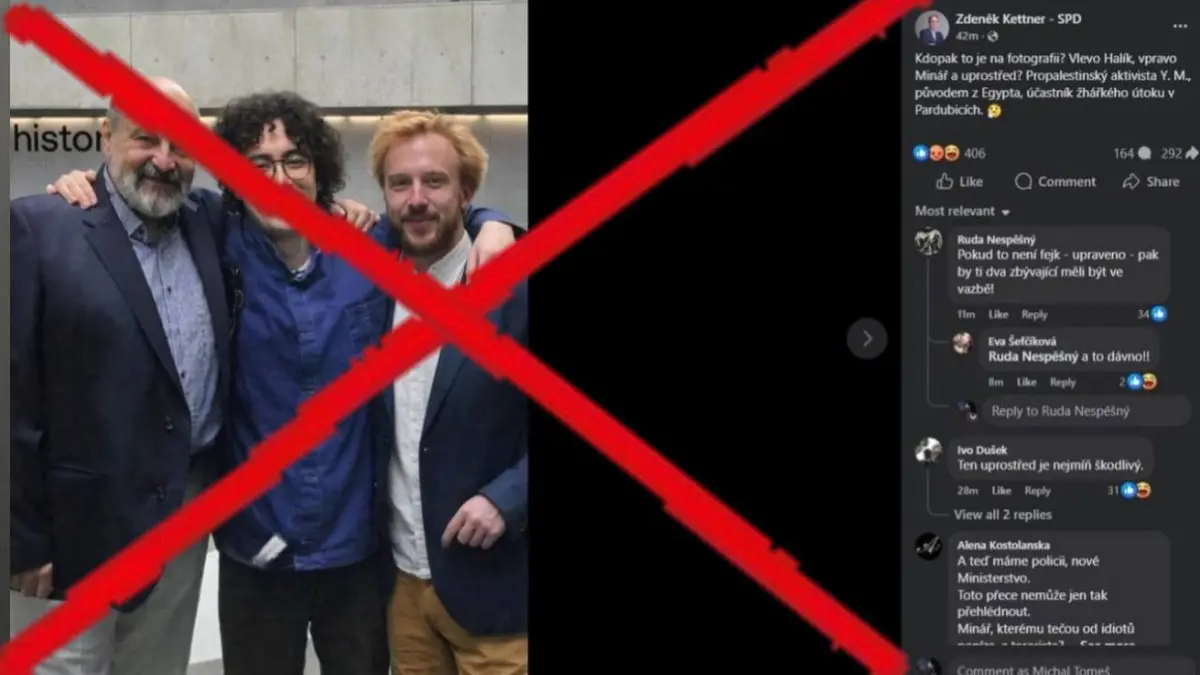 Kettner se omluvil Minářovi s Halíkem za spojení s terorismem