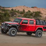 Na akci bude návštěvníky provázet také červený Jeep Gladiator organizace Red Rock 4-Wheelers.