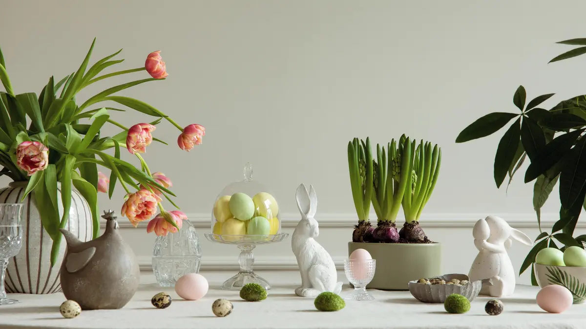 Velikonoční dekorace pro moderní domov. Prim hrají přírodní materiály