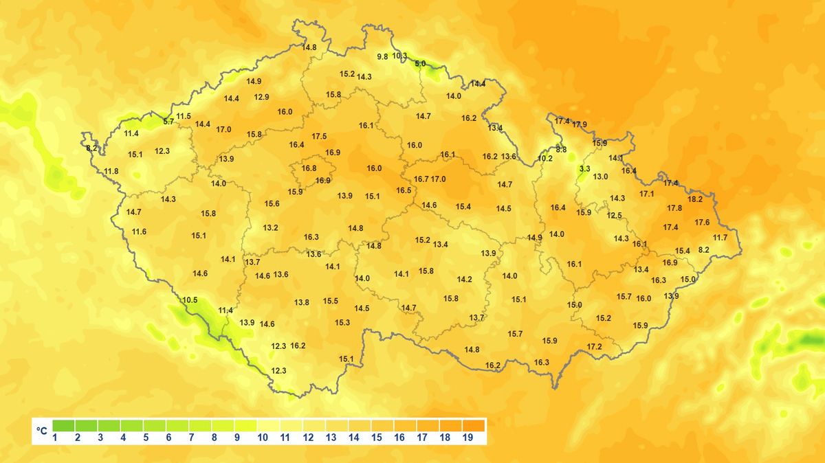 Teplé počasí v Česku vrcholí. Na pětině stanic padly rekordy