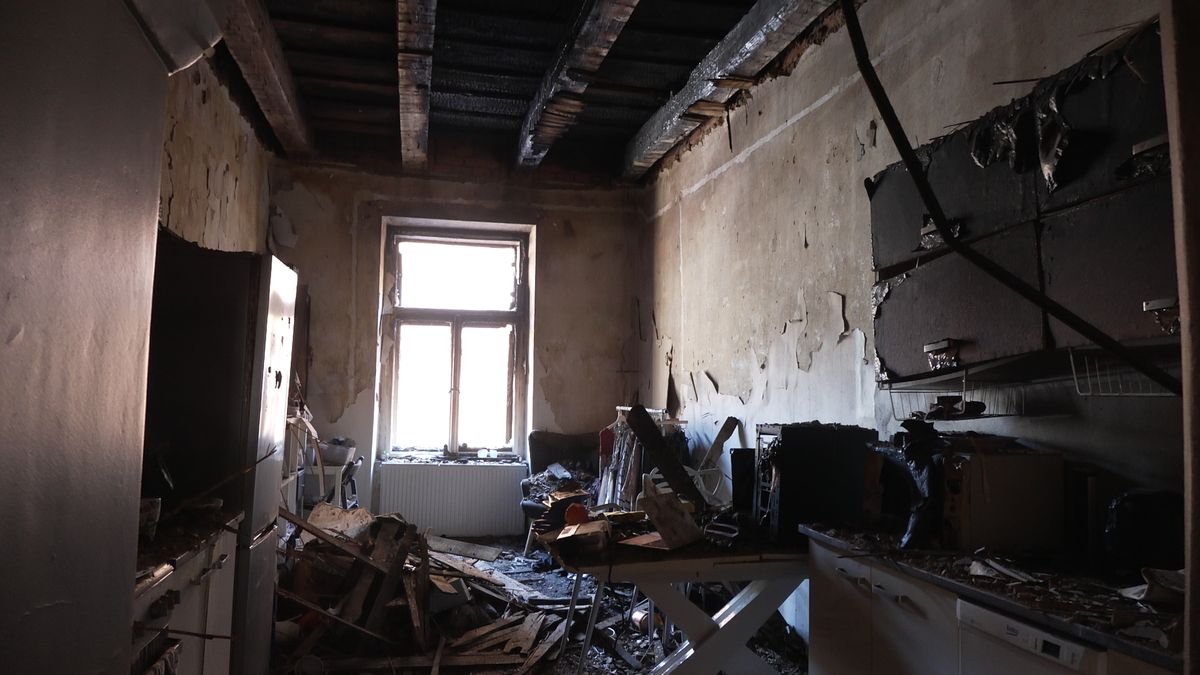 Požár plynu na Letné. Šílené záběry ze zdevastovaných bytů