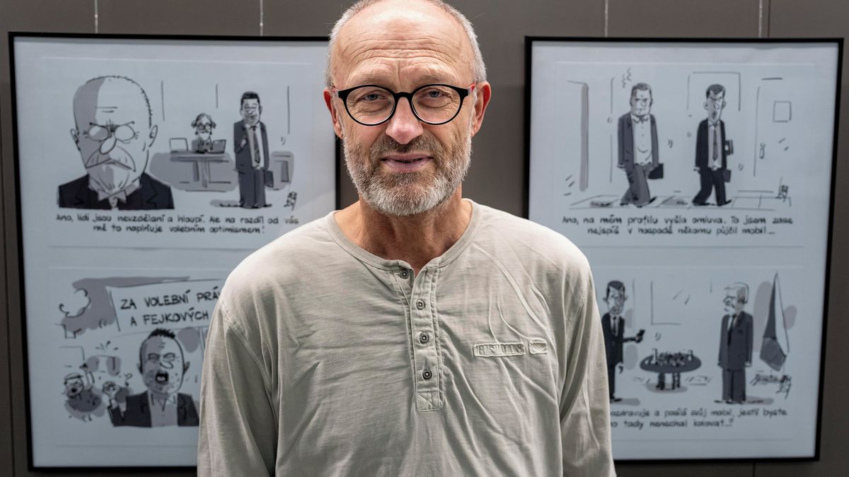 Miroslav Kemel se vrátil do své školy. Kresby vystavuje v Galerii fakulty stavební