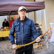 Ota Klempíř na velikonočním trhu v Nosticově paláci