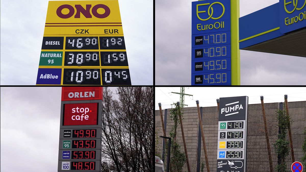 FOTO: U Babiše, ve státním, u soukromníka. Jaké jsou ceny u jednotlivých čerpacích stanic