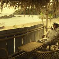 Válka s mloky. Na snímku je Jaroslav Dušek.