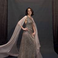 Oscarové šaty přední české značky Leeda skvěle kopírují tvar postavy Alžběty Karáskové, zároveň ale respektují pohodlí a volnost pohybu. 