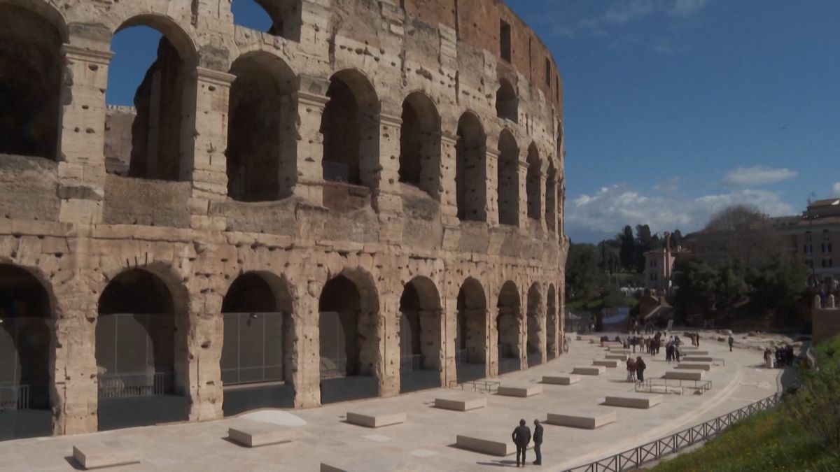 Zřícená část chodeb Kolosea se znovu zpřístupnila návštěvníkům. Nově v podobě náměstí