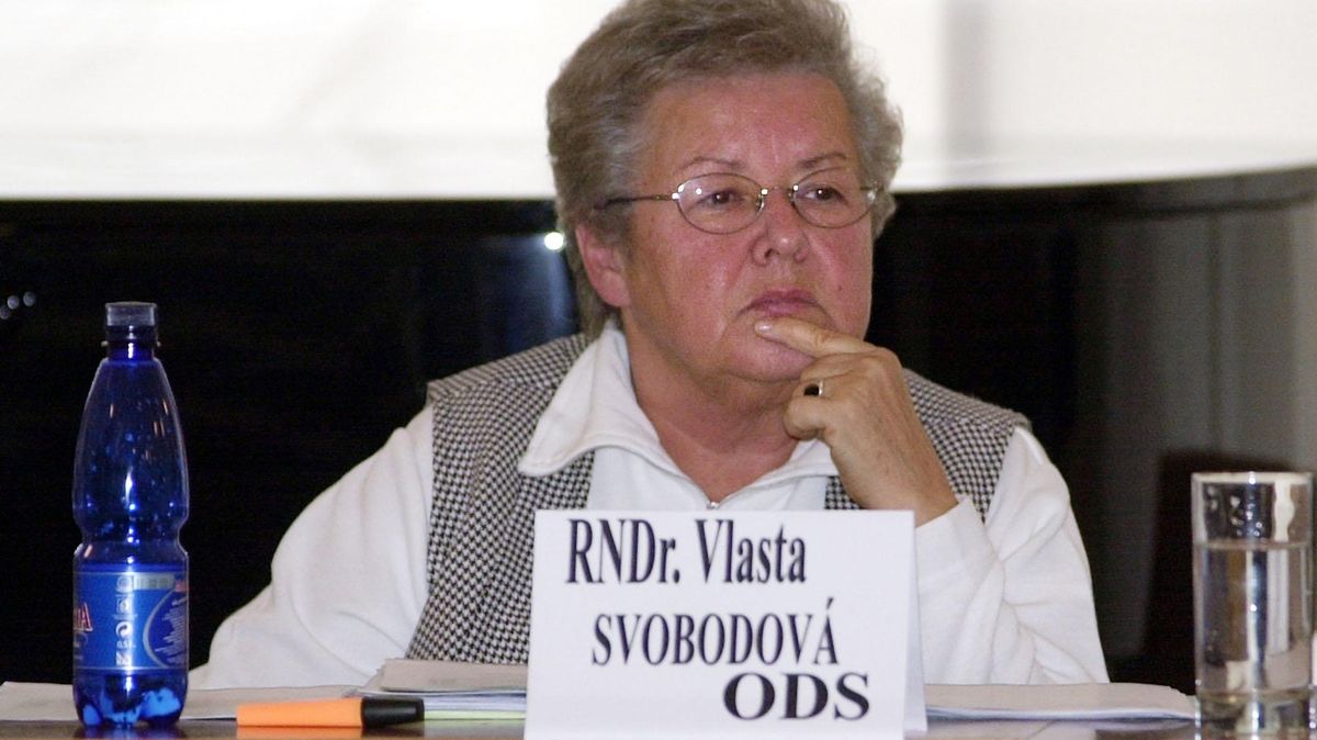 Zemřela bývalá senátorka Vlasta Svobodová