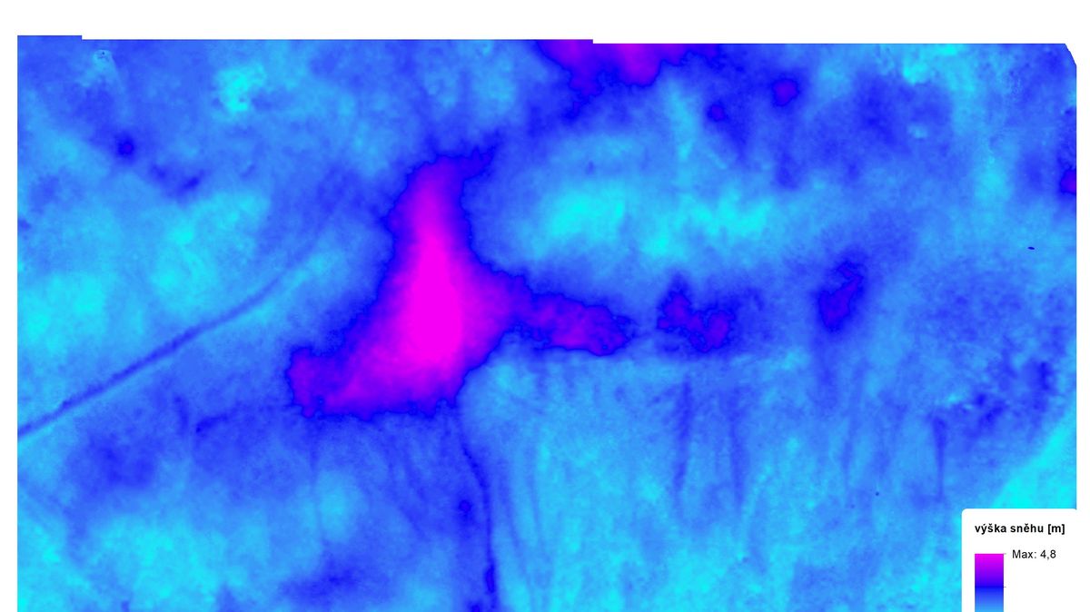 Na krkonošské Mapě republiky nikdy nebylo méně sněhu