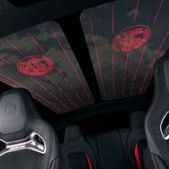 Prosklená střecha umožní zneprůhlednění i promítání motivů.