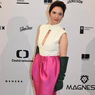 Nejlepší herečka ve vedlejší roli v seriálovém díle Kristýna Ryška si vybrala originální róbu od návrháře Borise Kráľe. 