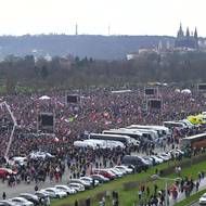 Shromáždění Nenecháme si ukrást budoucnost, které ohlásil spolek Milion chvilek.