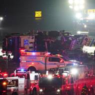  Na palubě letadla CRJ 900 aerolinek Air Canada Express bylo kromě posádky 76 cestujících. 