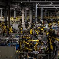 Celkový pohled na jednu z hal