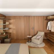 Jedna z ložnice v domě