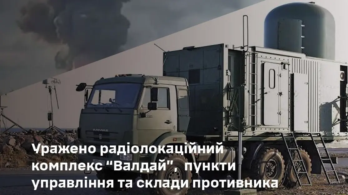 Ukrajinci zasáhli ruský radarový systém Valdaj