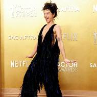 Odessa A'zionová v overalu od Armani Privé