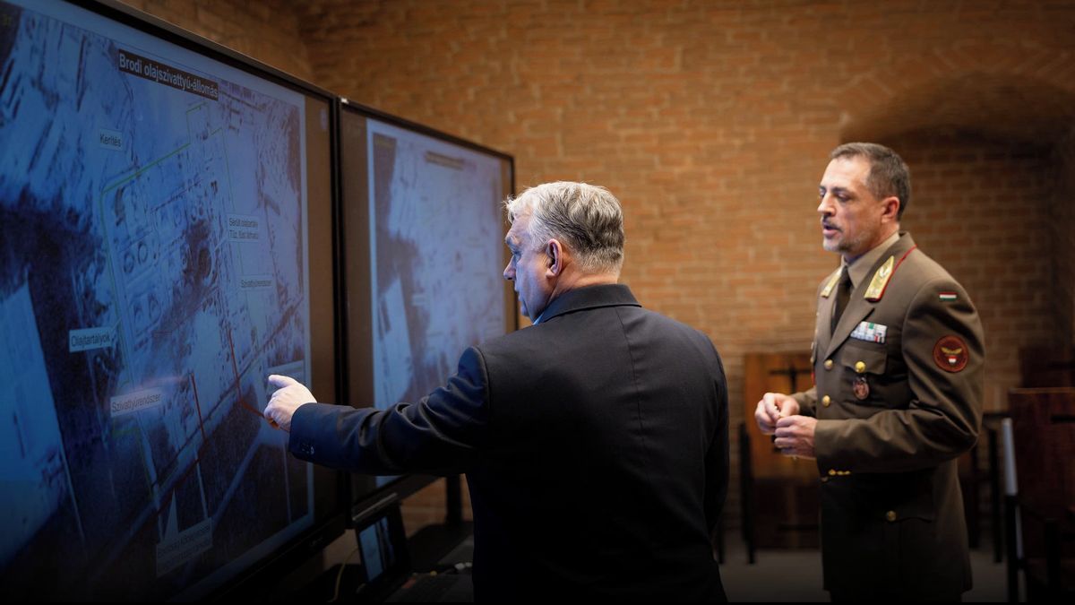 Satelitní snímky dokazují, že ropovod Družba je funkční, tvrdí Orbán