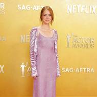 Emma Stoneová a její šaty od Louis Vuitton
