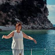 Lenka Termerová, focení plakátu k filmu Pět Švestek