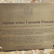 Pamětní deska rumunského stíhacího letce Constantina Prisacara