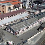 Holešovická tržnice pohledem dronu