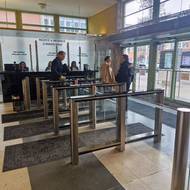 Původní vstup do budovy Zlínského kraje