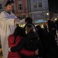 Scéna na Masarykově náměstí