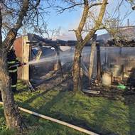 Požár v Osíčku na Kroměřížsku