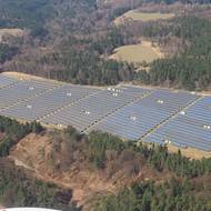 Solární elektrárny okolo Ralska, tady konkrétně elektrárna v lokalitě Srub.