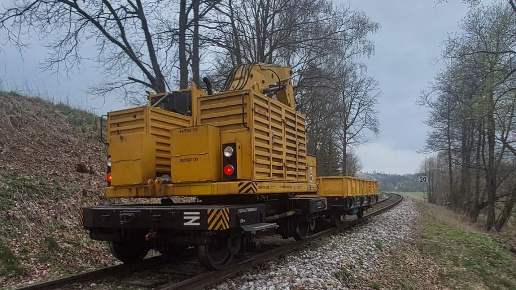 Strojvedoucímu ujel na Jihlavsku pracovní vlak, nekontrolovatelně ujel několik kilometrů