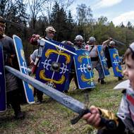 Římské legie na libušínské louce.