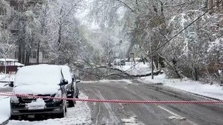 Moskvu zasáhla silná sněhová bouře