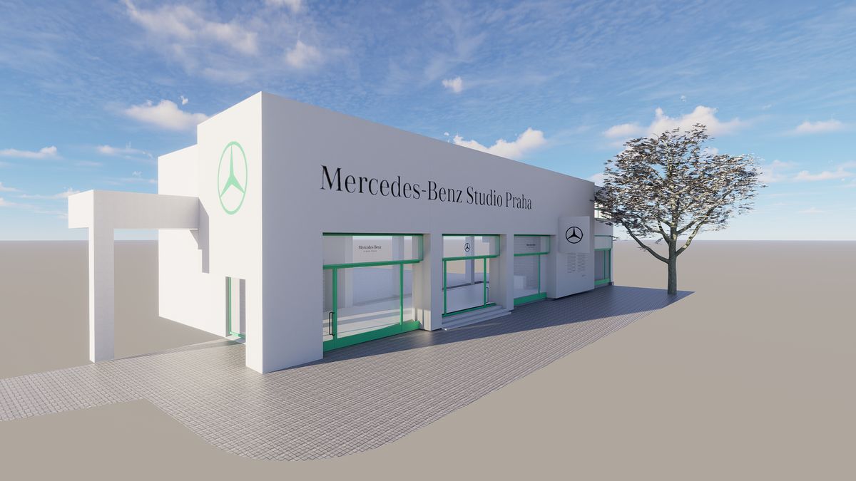 Mercedes-Benz v Praze oslaví 140 let. Galerii v centru kvůli tomu několikrát promění