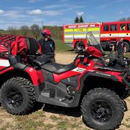 Díky technice se hasiči dostanou i do nepřístupného terénu.