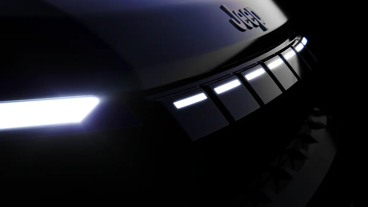 Nejmenší Jeep čeká modernizace, odhaluje osvětlenou masku