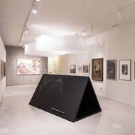 Galerie Lázně Liberec; záběr z výstavy Krajiny spatřené