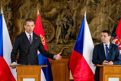 Macinka se svým srbským protějškem řešil migraci i vstup Bělehradu do EU