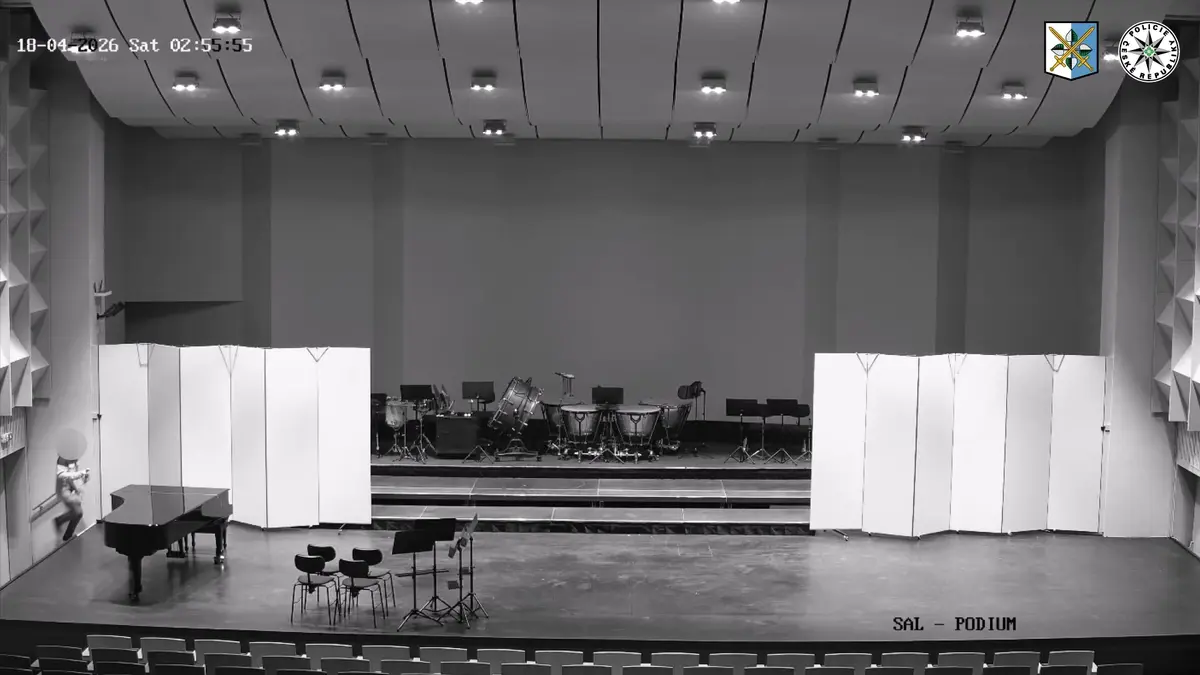 Mladík se vloupal do bývalého ostravského kina, kde zkouší Janáčkova filharmonie