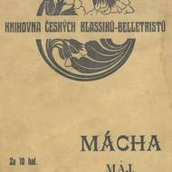 Ukázka obalu jednoho z vydání Máchova Máje