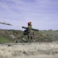 Střelba z protiletadlového raketového kompletu RBS-70NG