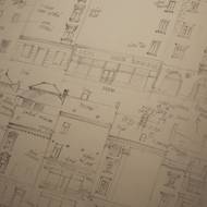 Návštěvníci si mohou prohlédnout i skicy.