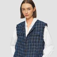 Vesta z bouclé s třásněmi a náprsními kapsami, s.Oliver, 1599 Kč