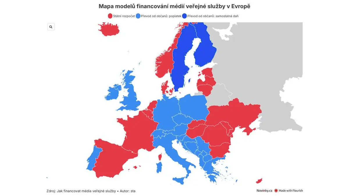 Mediální poplatky: Jak je to v Evropě