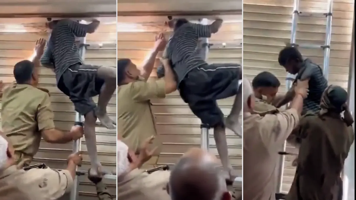 Muž se chtěl vloupat na indickou kliniku, hlavou uvázl v roletě