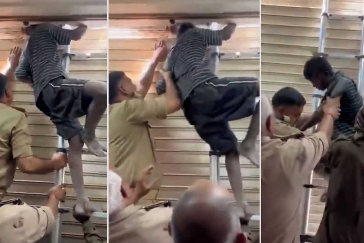 Muž se chtěl vloupat na indickou kliniku, hlavou uvázl v roletě