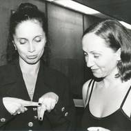 Lucie Bílá a Bára Basiková v první polovině devadesátých let.