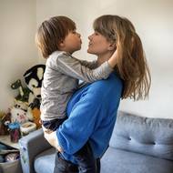 Anna Kalina a její syn Theo s vrozenou vadou autistického spektra